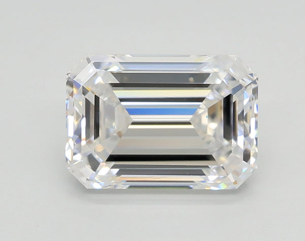 Lab-Grown 2.02 Carat Emerald Cut Diamond color E Clarity VVS2 With GIA Certificate, precious stones, engagement diamonds