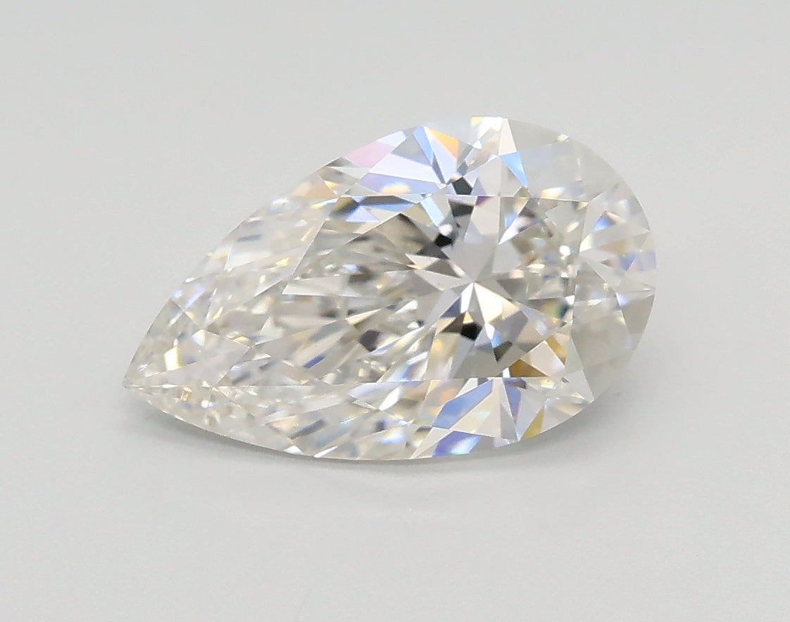 Lab-Grown 1.51 Carat Pear Shape Diamond color G Clarity VS1 With GIA Certificate, precious stones, engagement diamonds