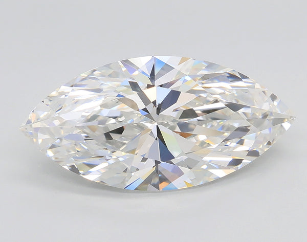 Lab-Grown 4.03 Carat Marquis Shape Diamond color F Clarity VVS2 With GIA Certificate, precious stones, engagement diamonds