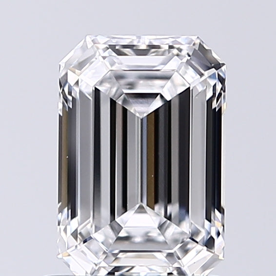 Lab-Grown 1.33 Carat Emerald Cut Diamond color D Clarity VVS2, precious stones, engagement diamonds