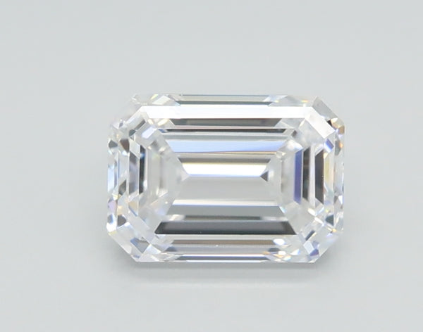 Lab-Grown 1.05 Carat Emerald Cut Diamond color D Clarity VVS2 With GIA Certificate, precious stones, engagement diamonds