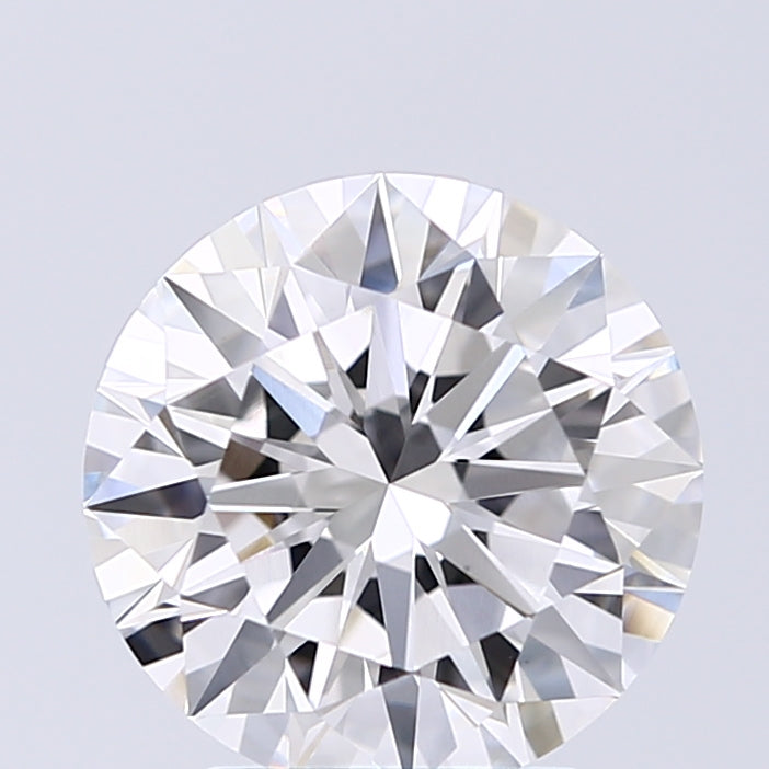 Lab-Grown 2.51 Carat Round Brilliant Diamond color E Clarity VS1, precious stones, engagement diamonds