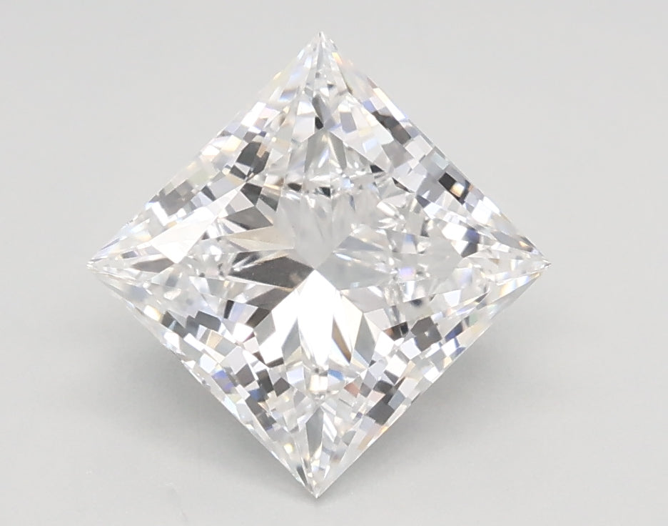 Lab-Grown 1.51 Carat Princess Cut Diamond color E Clarity VS1, precious stones, engagement diamonds