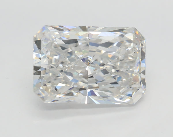Lab-Grown 3.54 Carat Radiant Cut Diamond color E Clarity VS2 With GIA Certificate, precious stones, engagement diamonds