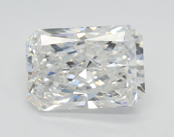 Lab-Grown 3.02 Carat Radiant Cut Diamond color E Clarity VS1 With GIA Certificate, precious stones, engagement diamonds
