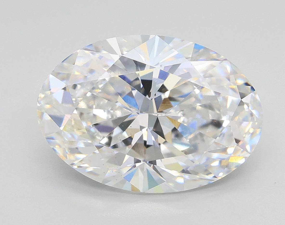 Lab-Grown 4.02 Carat Oval Shape Diamond color E Clarity VS2, precious stones, engagement diamonds