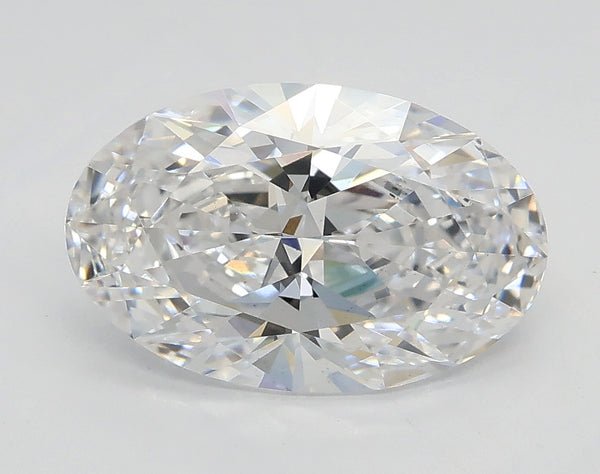 Lab-Grown 2.01 Carat Oval Shape Diamond color D Clarity VS1, precious stones, engagement diamonds