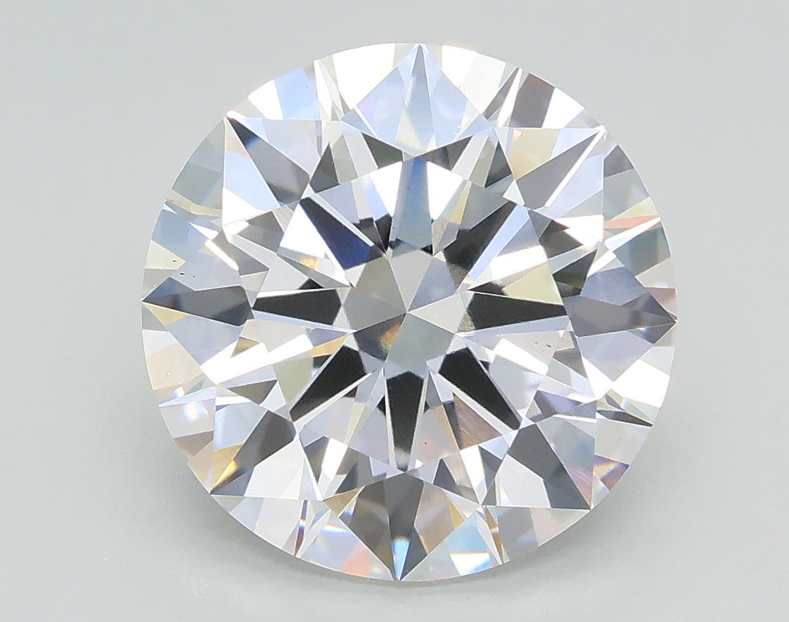 Lab-Grown 4.02 Carat Round Brilliant Diamond color E Clarity VS1, precious stones, engagement diamonds
