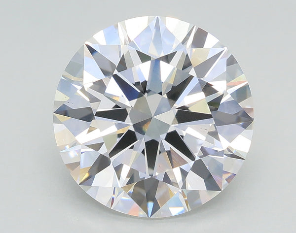 Lab-Grown 4.02 Carat Round Brilliant Diamond color E Clarity VS1, precious stones, engagement diamonds