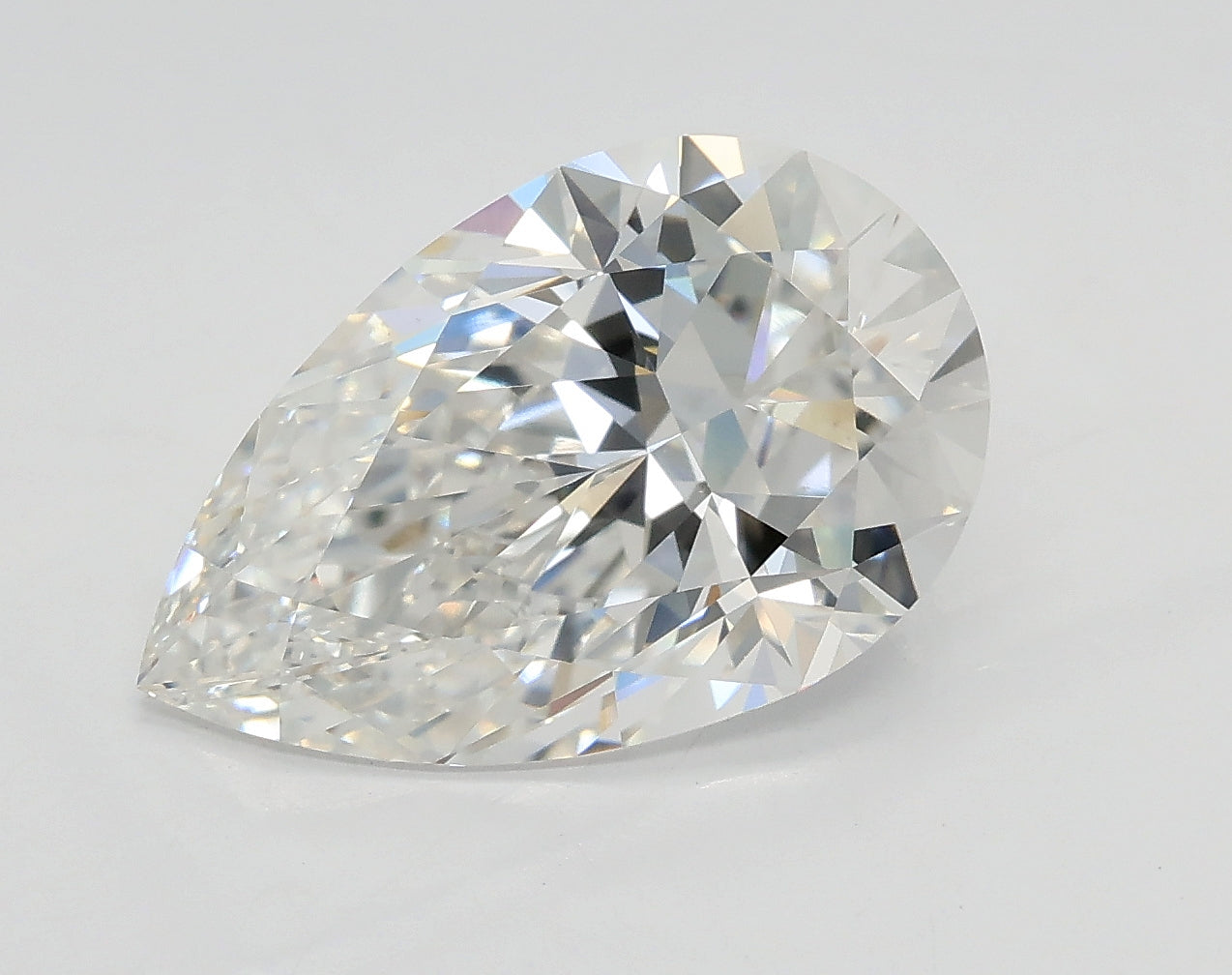 Lab-Grown 3.04 Carat Pear Shape Diamond color F Clarity VS1 With GIA Certificate, precious stones, engagement diamonds