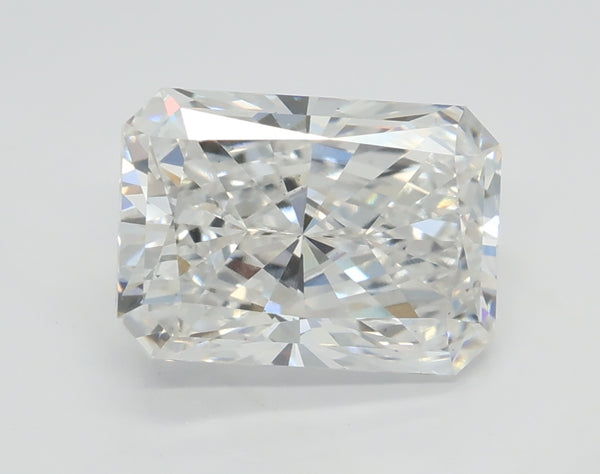 Lab-Grown 2.01 Carat Radiant Cut Diamond color E Clarity VS2 With GIA Certificate, precious stones, engagement diamonds