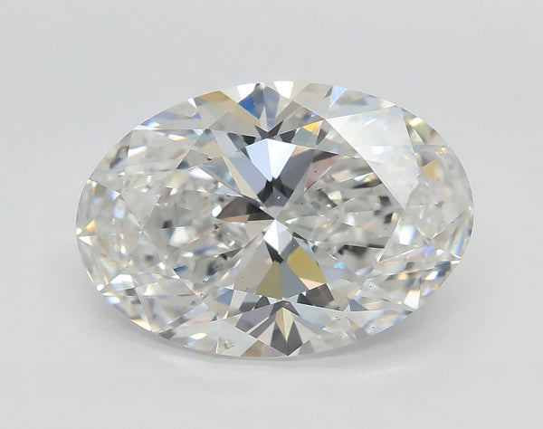 Lab-Grown 3.01 Carat Oval Shape Diamond color E Clarity VS2 With GIA Certificate, precious stones, engagement diamonds