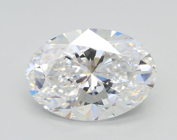 Lab-Grown 2.01 Carat Oval Shape Diamond color E Clarity VS1, precious stones, engagement diamonds