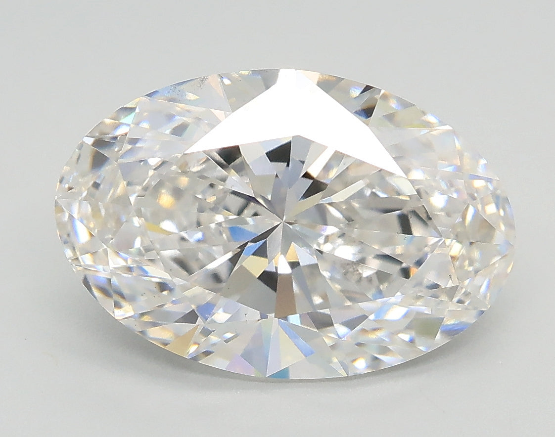Lab-Grown 4.05 Carat Oval Shape Diamond color E Clarity SI1, precious stones, engagement diamonds