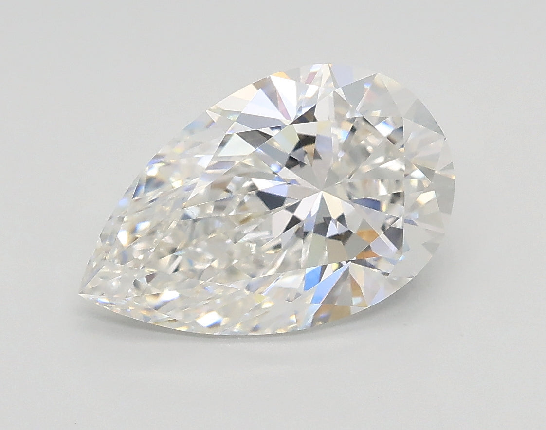 Lab-Grown 2.01 Carat Pear Shape Diamond color E Clarity VS1 With GIA Certificate, precious stones, engagement diamonds