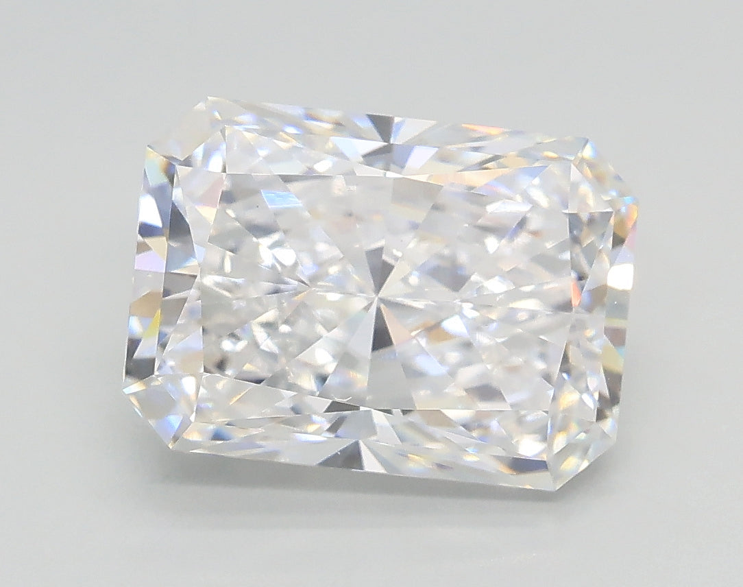 Lab-Grown 3.01 Carat Radiant Cut Diamond color D Clarity VVS1, precious stones, engagement diamonds
