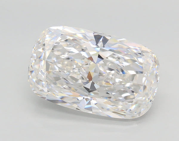 Lab-Grown 5.05 Carat Cushion Modified Brilliant Cut Diamond color E Clarity VVS2, precious stones, engagement diamonds