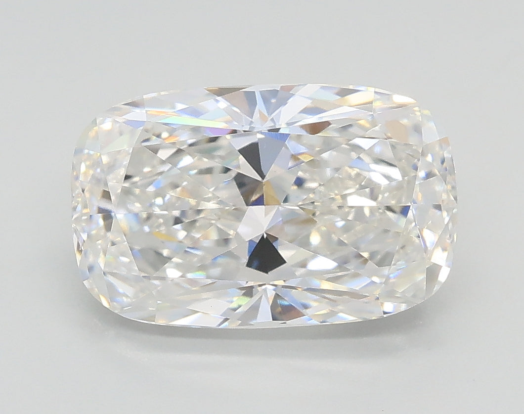 Lab-Grown 2.51 Carat Cushion Modified Brilliant Cut Diamond color E Clarity VVS1, precious stones, engagement diamonds
