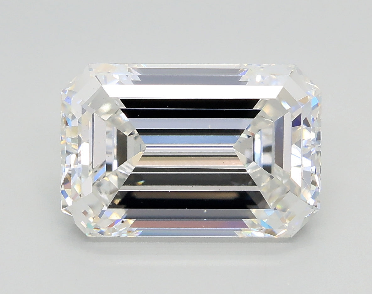 Lab-Grown 4.01 Carat Emerald Cut Diamond color F Clarity VS2, precious stones, engagement diamonds