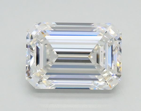Lab-Grown 2.50 Carat Emerald Cut Diamond color E Clarity VS1, precious stones, engagement diamonds