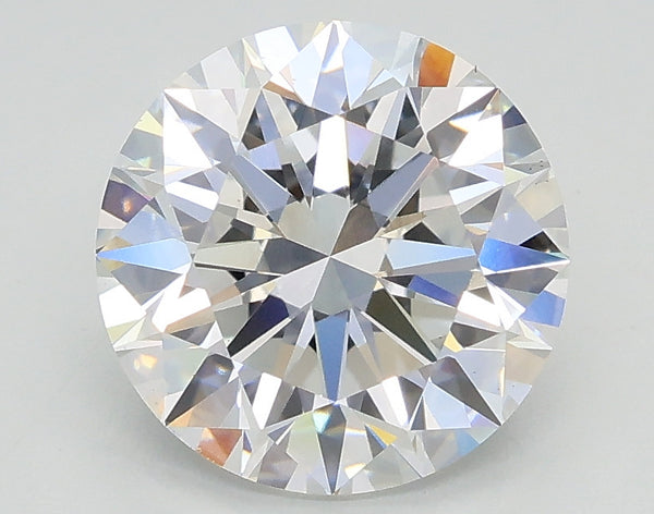Lab-Grown 2.02 Carat Round Brilliant Diamond color E Clarity VS1, precious stones, engagement diamonds