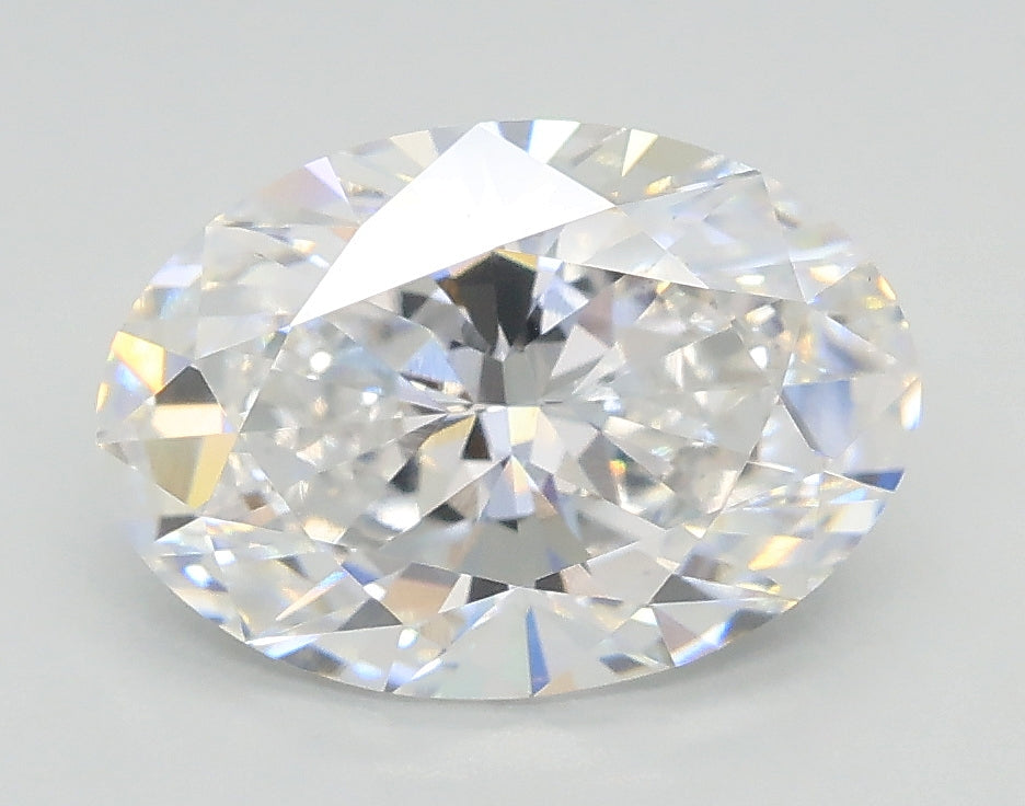Lab-Grown 3.05 Carat Oval Shape Diamond color D Clarity VS1 With GIA Certificate, precious stones, engagement diamonds