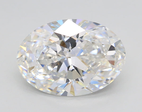 Lab-Grown 3.04 Carat Oval Shape Diamond color F Clarity VVS2, precious stones, engagement diamonds