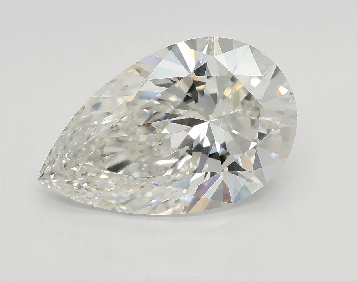 Lab-Grown 3.02 Carat Pear Shape Diamond color F Clarity VVS2, precious stones, engagement diamonds