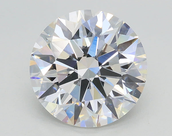 Lab-Grown 3.02 Carat Round Brilliant Diamond color F Clarity VVS2, precious stones, engagement diamonds