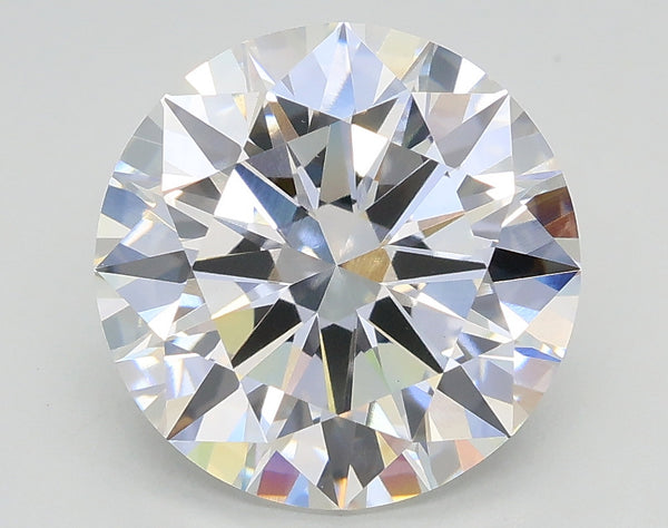 Lab-Grown 3.55 Carat Round Brilliant Diamond color E Clarity VVS2, precious stones, engagement diamonds