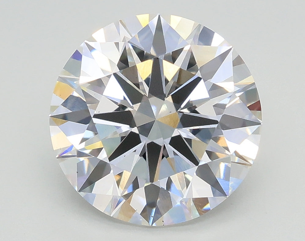 Lab-Grown 3.04 Carat Round Brilliant Diamond color E Clarity VS2, precious stones, engagement diamonds