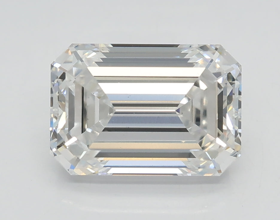 Lab-Grown 2.01 Carat Emerald Cut Diamond color D Clarity VS1 With GIA Certificate, precious stones, engagement diamonds