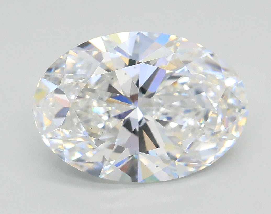 Lab-Grown 2.50 Carat Oval Shape Diamond color D Clarity VS2, precious stones, engagement diamonds