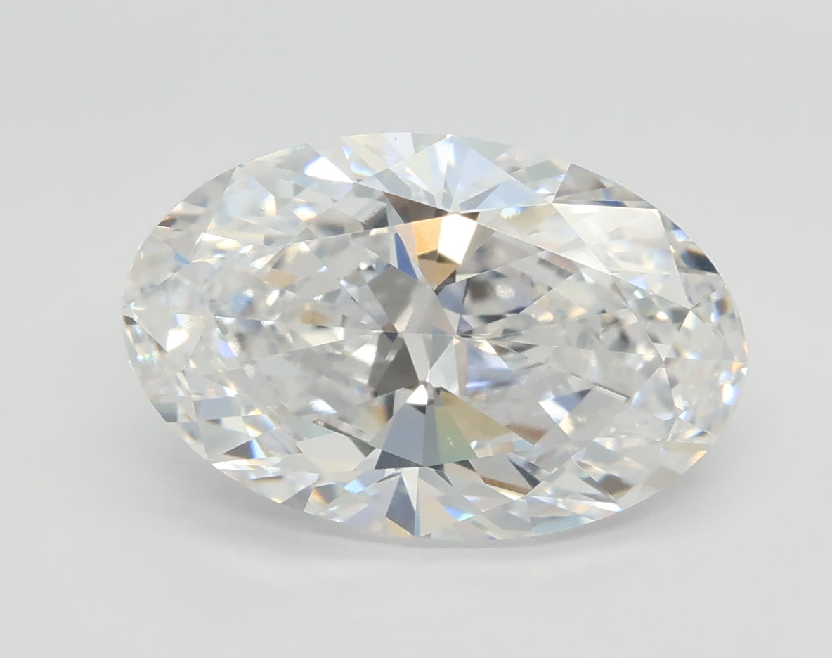 Lab-Grown 3.01 Carat Oval Shape Diamond color E Clarity VS1, precious stones, engagement diamonds