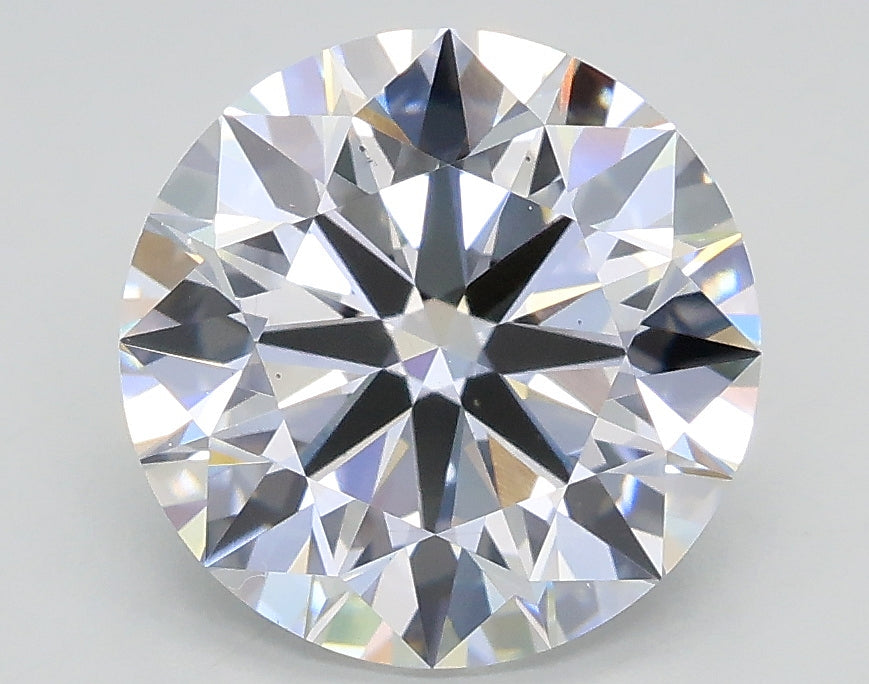 Lab-Grown 2.51 Carat Round Brilliant Diamond color D Clarity VS1, precious stones, engagement diamonds