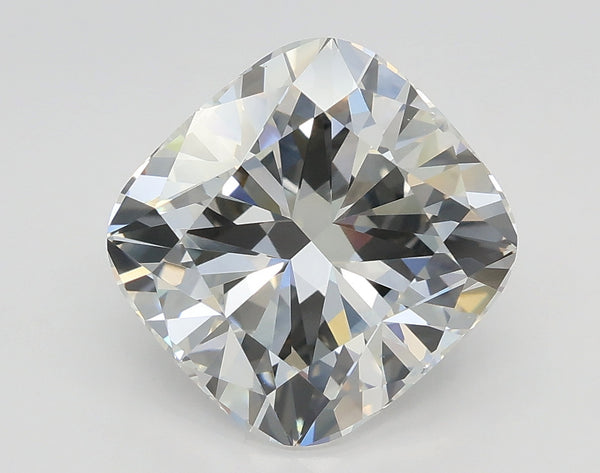 Lab-Grown 5.01 Carat Cushion Modified Brilliant Cut Diamond color F Clarity VS1, precious stones, engagement diamonds