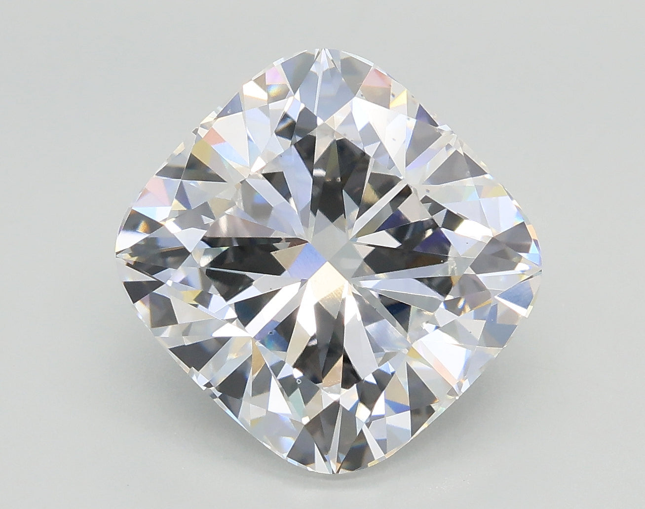 Lab-Grown 5.04 Carat Cushion Modified Brilliant Cut Diamond color F Clarity VS1, precious stones, engagement diamonds
