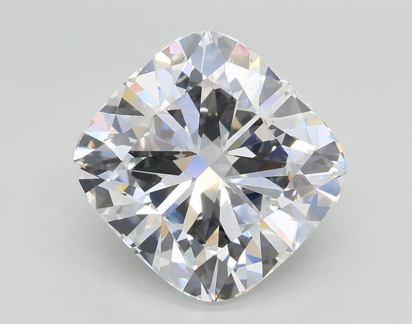 Lab-Grown 5.04 Carat Cushion Modified Brilliant Cut Diamond color F Clarity VS1, precious stones, engagement diamonds