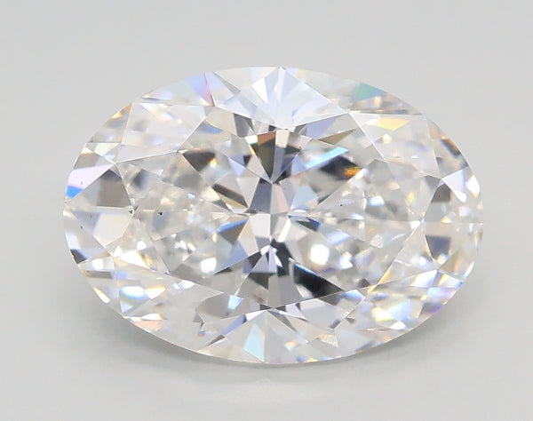 Lab-Grown 2.51 Carat Oval Shape Diamond color D Clarity VS2, precious stones, engagement diamonds