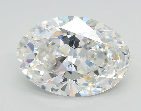 Lab-Grown 2.52 Carat Oval Shape Diamond color F Clarity VVS2, precious stones, engagement diamonds