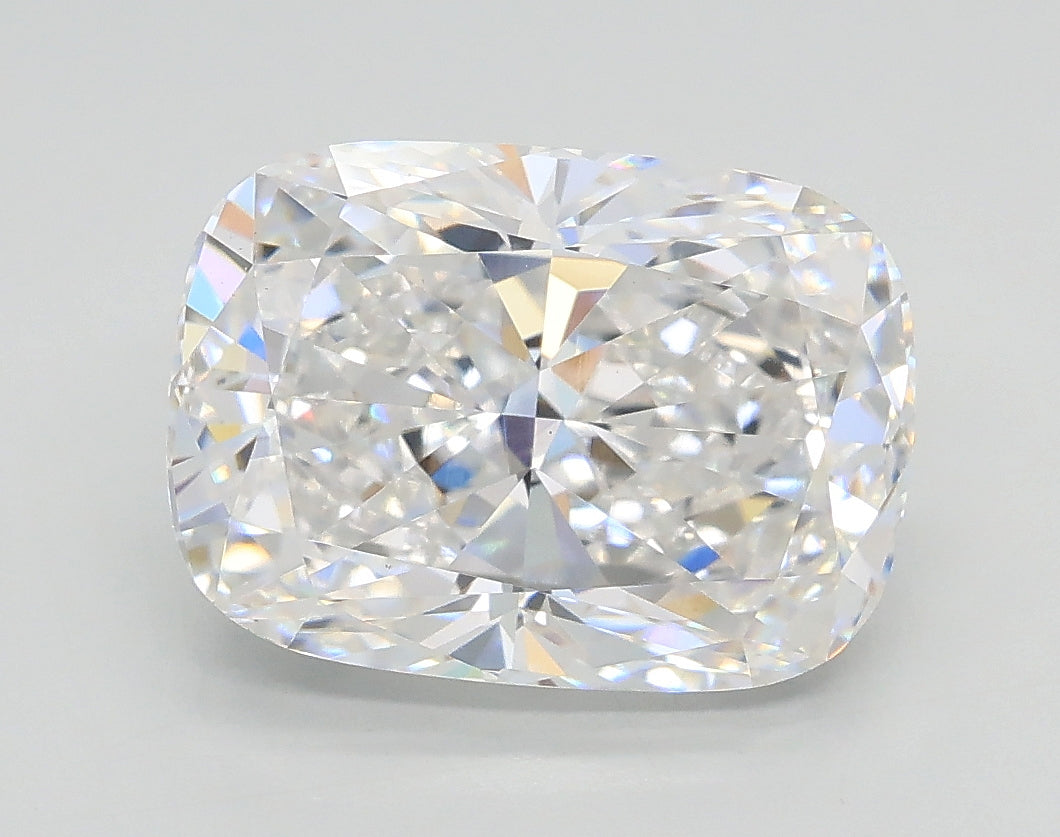 Lab-Grown 4.04 Carat Cushion Modified Brilliant Cut Diamond color D Clarity VS1, precious stones, engagement diamonds