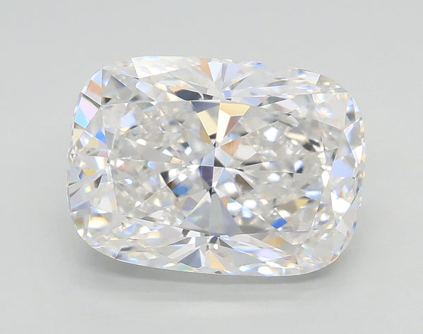 Lab-Grown 4.04 Carat Cushion Modified Brilliant Cut Diamond color D Clarity VS1, precious stones, engagement diamonds