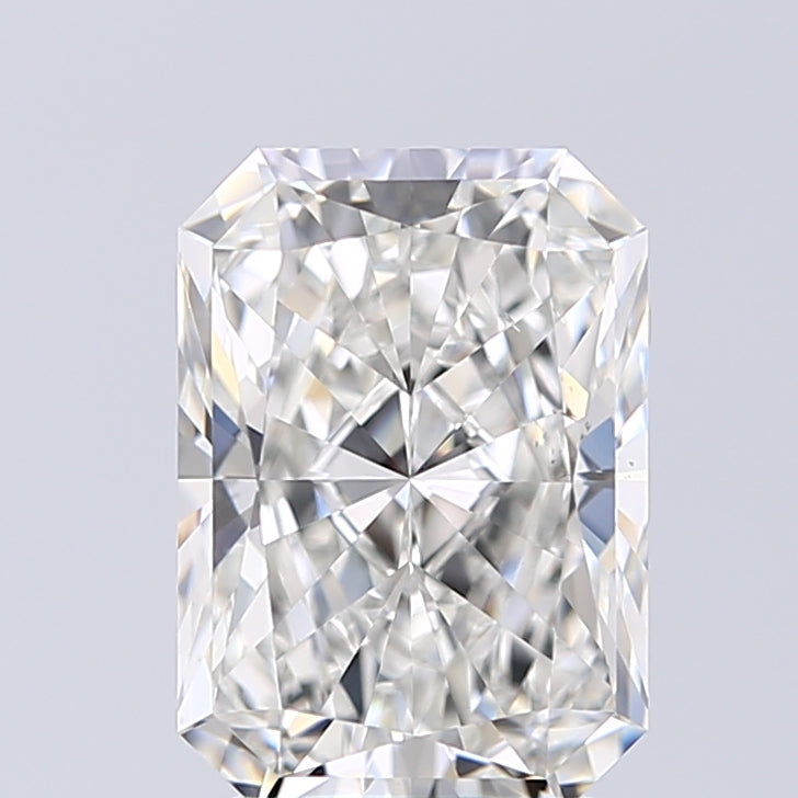 Lab-Grown 2.51 Carat Radiant Cut Diamond color H Clarity SI1 With GIA Certificate, precious stones, engagement diamonds