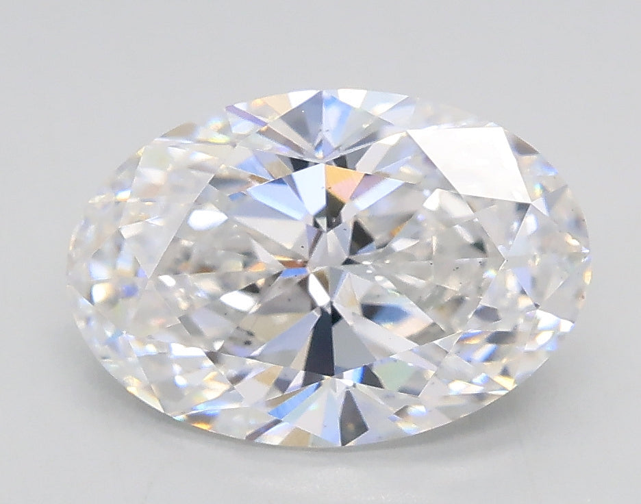 Lab-Grown 2.55 Carat Oval Shape Diamond color D Clarity VS2, precious stones, engagement diamonds