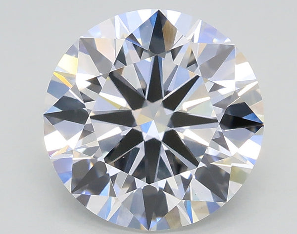 Lab-Grown 2.51 Carat Round Brilliant Diamond color D Clarity VS1, precious stones, engagement diamonds