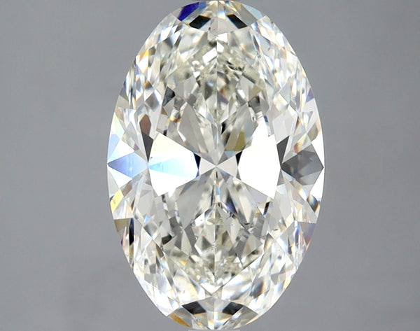 Lab-Grown 2.72 Carat Oval Shape Diamond color I Clarity SI2 With GIA Certificate, precious stones, engagement diamonds