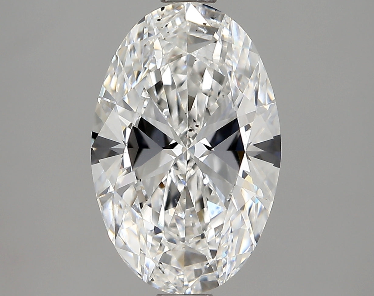Lab-Grown 2.01 Carat Oval Shape Diamond color E Clarity SI1 With GIA Certificate, precious stones, engagement diamonds