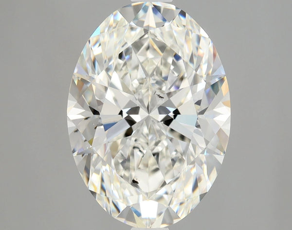 Lab-Grown 2.01 Carat Oval Shape Diamond color H Clarity SI1 With GIA Certificate, precious stones, engagement diamonds