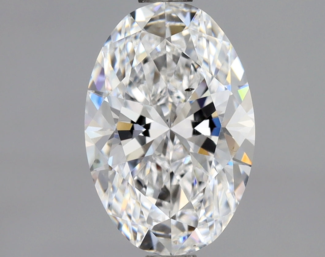 Lab-Grown 1.51 Carat Oval Shape Diamond color D Clarity SI1 With GIA Certificate, precious stones, engagement diamonds
