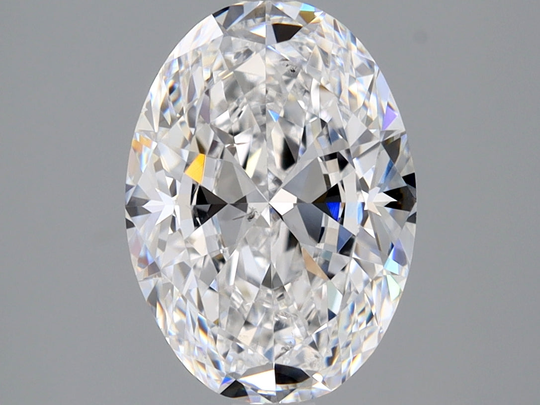 Lab-Grown 2.01 Carat Oval Shape Diamond color D Clarity SI2 With GIA Certificate, precious stones, engagement diamonds